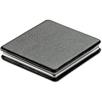 Espejo compacto Glow doble con cierre magnético PU