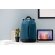 Mochila infantil poliéster 600D jaspeada correas acolchadas Azul detalle 5