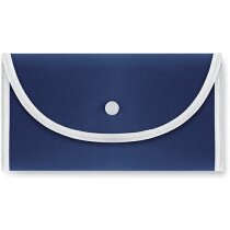 Bolsa con forma de sobre personalizada azul