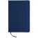 Cuaderno A5 con hojas rayadas azul