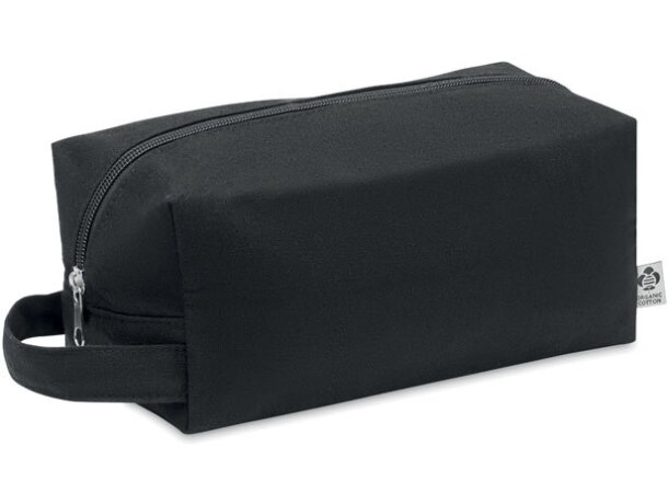 Neceser personalizado Bia canvas orgánico 220 con cremallera Beige detalle 7