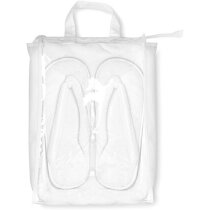 Set De Bano De Toalla Y Chanclas Personalizado Blanco