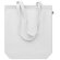 Bolsa de algodón asas largas orgánico 270 g/m2 Coco Blanco detalle 5