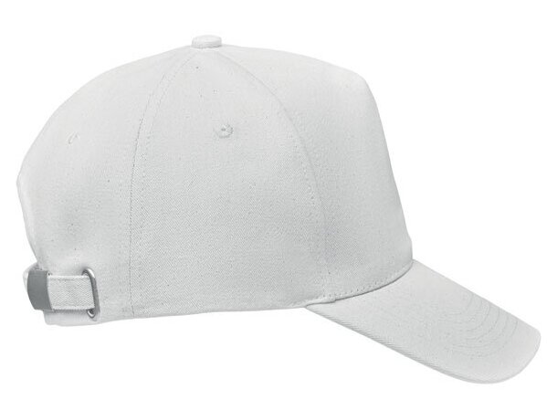 Gorra béisbol de alg. orgánico Bicca Cap Blanco detalle 14