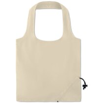 Bolsa plegable publicitaria algodón 105 gr cierre cordón negro