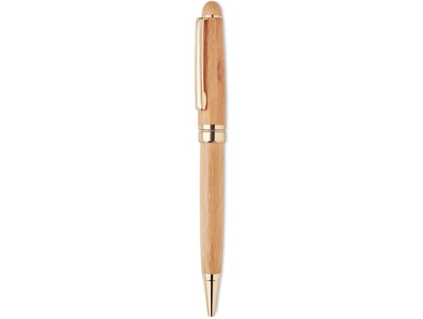 Bolígrafo giratorio de bambú Etna personalizada