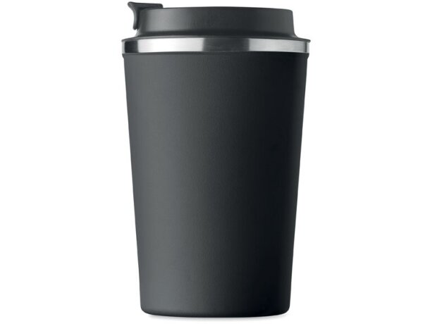 Vaso acero Brace Negro detalle 1