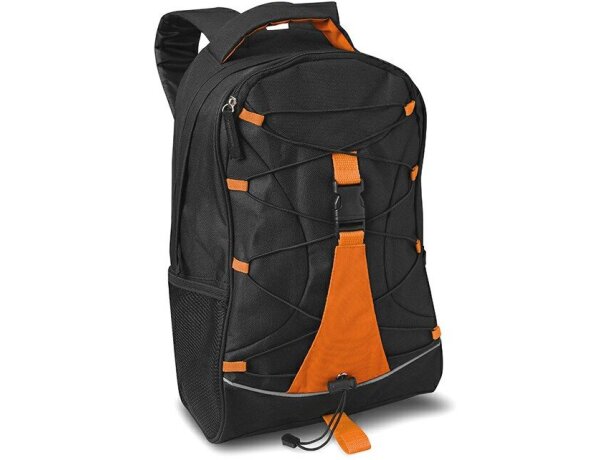 Mochila bicolor con cuerda frontal