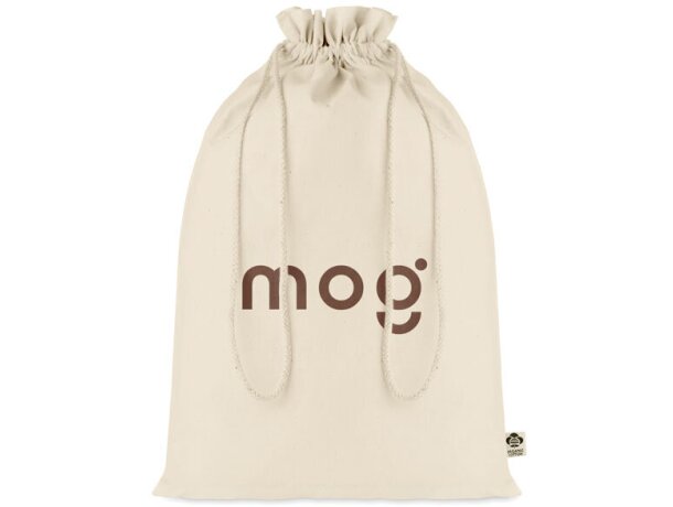 Bolsa de regalo grande Amber Large Beige detalle 3