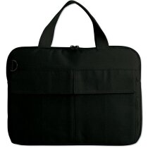 Bolsa para transportar ordenador portátil personalizada negra Bolsa para transportar ordenador portátil personalizada negra