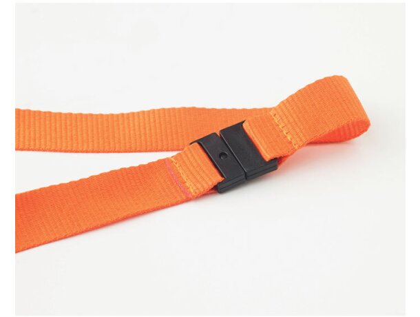 Lanyard con mosquetón metálico barato