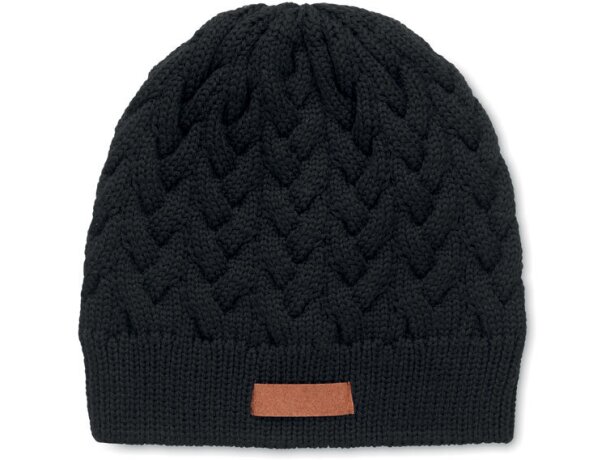 Gorro Katmai tejido punto RPET reciclado certificado talla única Beige detalle 6
