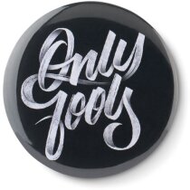 Chapa metálica mate plateada redonda Small Pin