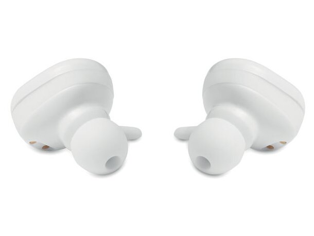 Auriculares TWS con base carga Twins Blanco detalle 9