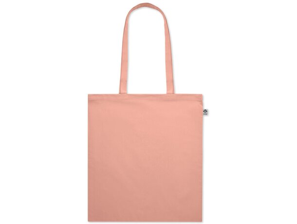 Bolsa algodón asas largas orgánico 180 g/m2 Onel Naranja detalle 13