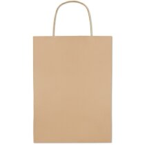 Bolsa kraft blanca resistente con certificado CE