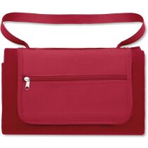 Mantel de picnic en bolsa con asa personalizado azul