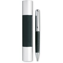 Bolígrafo Premier cromado con piel para empresas