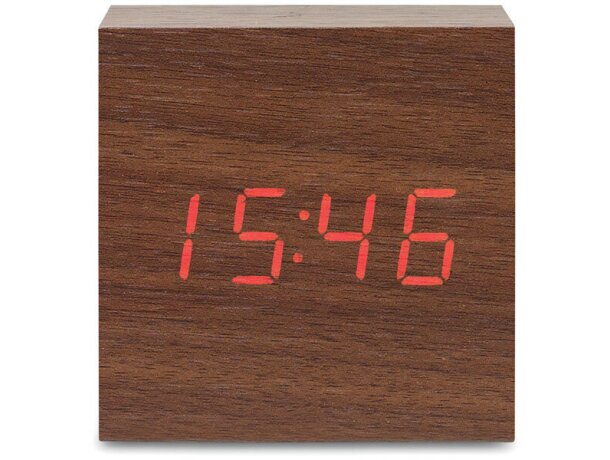 Reloj Led En Mdf Madera detalle 1