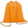 Mochila saco algodón 100gr naranja economica