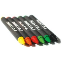 Estuche con ceras negras en color personalizada Estuche con ceras negras en color personalizada