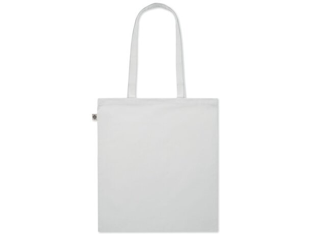 Bolsa algodón asas largas orgánico 180 g/m2 Onel Blanco detalle 8