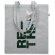 Bolsa de la compra 100% algodón asas largas 140 g/m2 Gris claro detalle 5