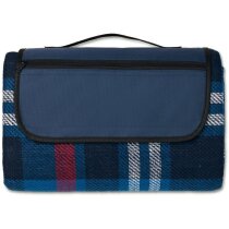   Manta de picnic plegable personalizada azul