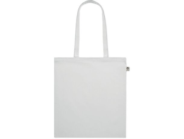Bolsa algodón asas largas orgánico 180 g/m2 Onel Blanco detalle 9
