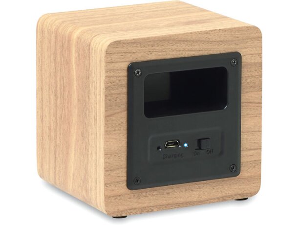 Altavoz Bluetooth 3w 350 Mah Madera detalle 5