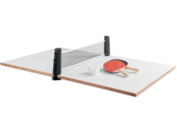 Conjunto de tenis de mesa Ping Pong Negro detalle 3
