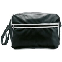 Bolsa bandolera de pvc personalizada negra Bolsa bandolera de pvc personalizada negra