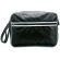 Bolsa bandolera de pvc negra con logo