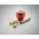 Descorazonadores de frutas para empresas de acero Cory Plateado mate detalle 4