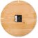 Reloj redondo pared de bambú Esfere Madera detalle 2