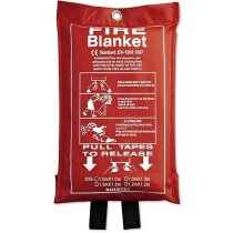 Manta de emergencia fibra de vidrio ignífuga