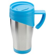 Taza de acero inoxidable con tapa para viajar azul Taza de acero inoxidable con tapa para viajar azul