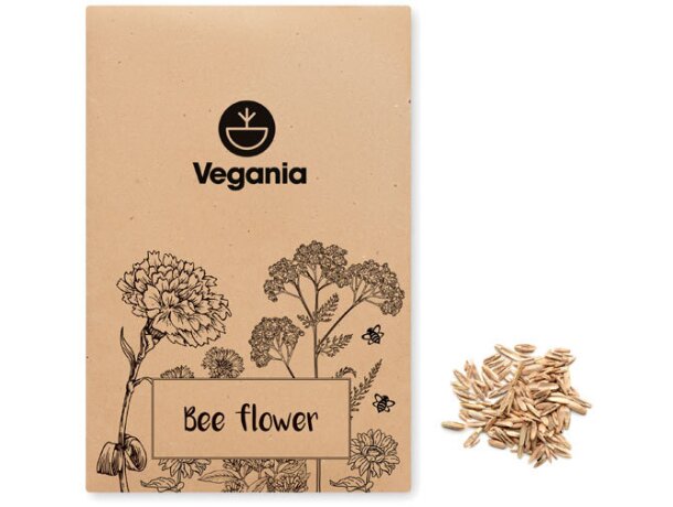 Mezcla de semillas de flores Seedlopebee Beige detalle 3