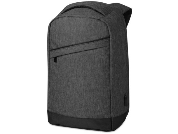 Mochilas para ordenador 13 corporativas antirrobo de poliéster Berlin Negro detalle 3
