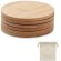 Posavasos redondos bambú natural Bayin set 6