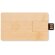 Pen de bambú creditcard plus 16GB con carcasa ecológica madera
