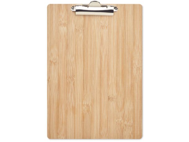 Portapapeles a4 con clip metálico bambú Clipbo Madera detalle 6