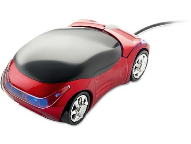 Ratón con forma de coche rojo Ratón con forma de coche rojo