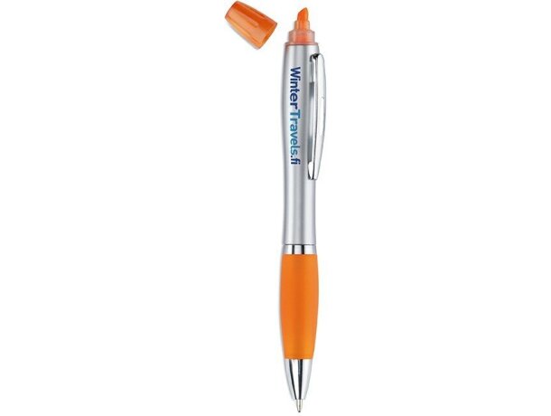 Bolígrafo ergonómico con marcador