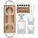 Set de whisky Bigwhisk Madera detalle 3