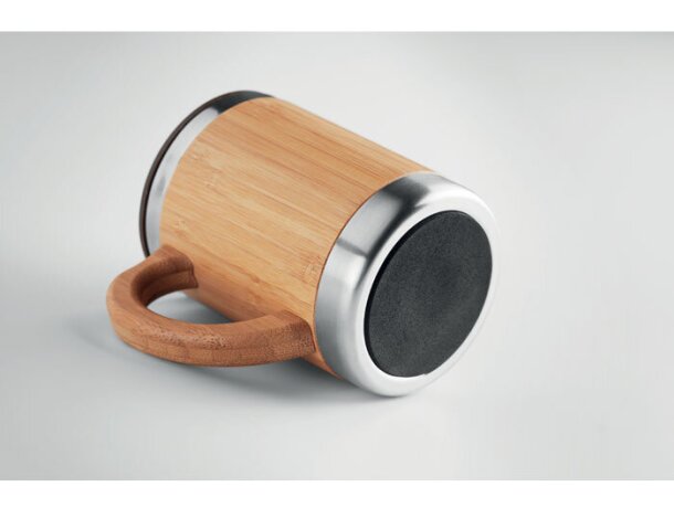 Vaso de acero inoxidable 300ml Mokka Madera detalle 5