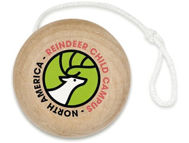 Yoyo clásico de madera personalizado