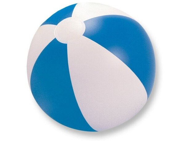 Balón clásico hinchable de playa personalizado azul barata