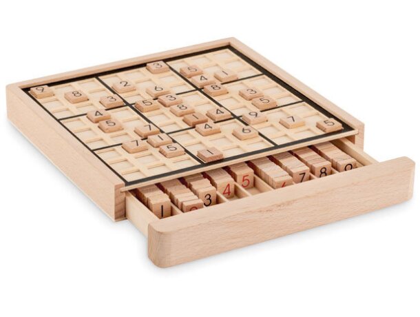 Juego de mesa sudoku de madera Sudoku Madera detalle 3