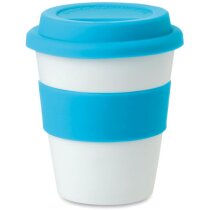 Vaso de plástico con banda de silicona negro barato Vaso de plástico con banda de silicona negro barato
